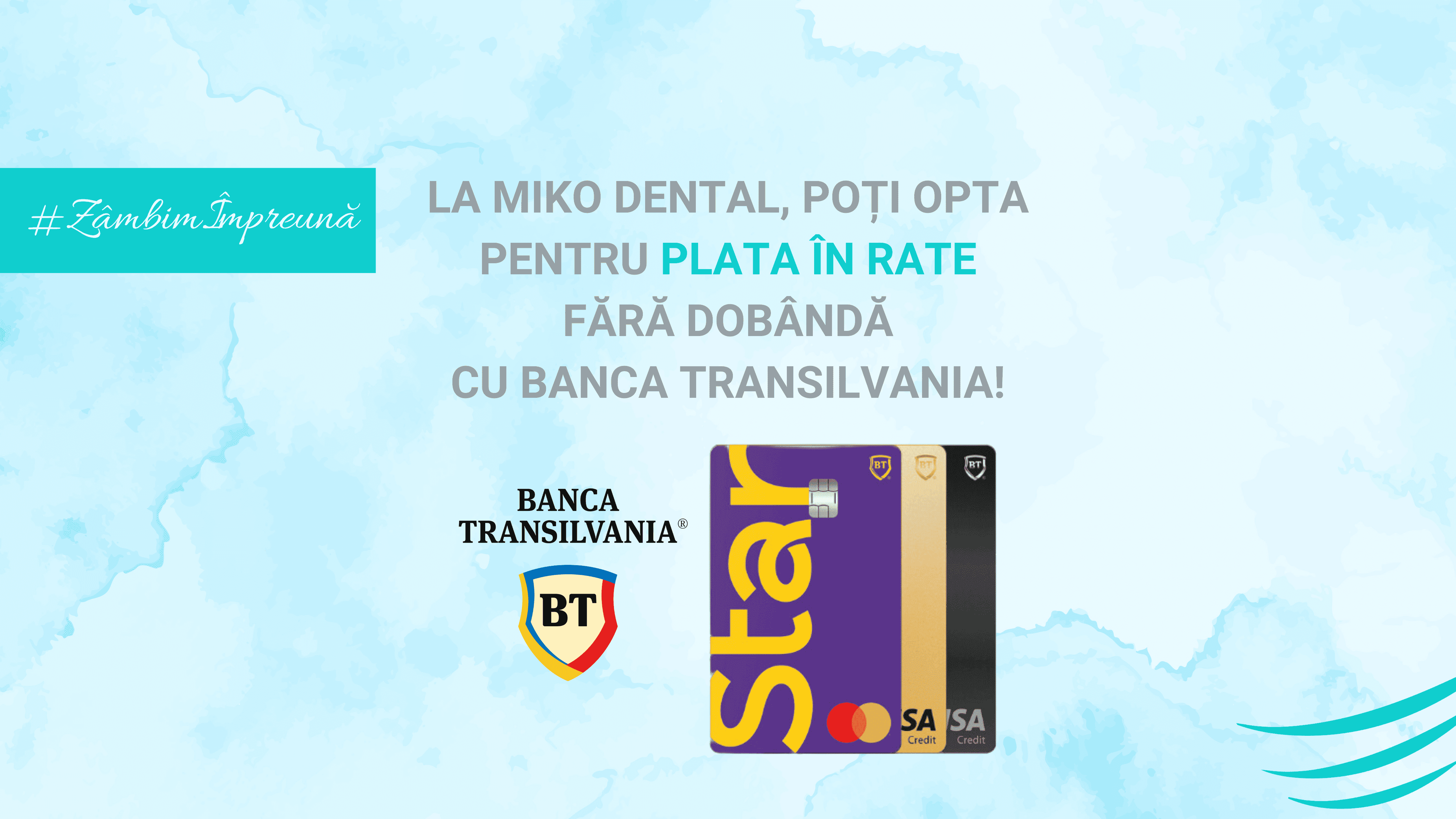 BT plata in rate nou