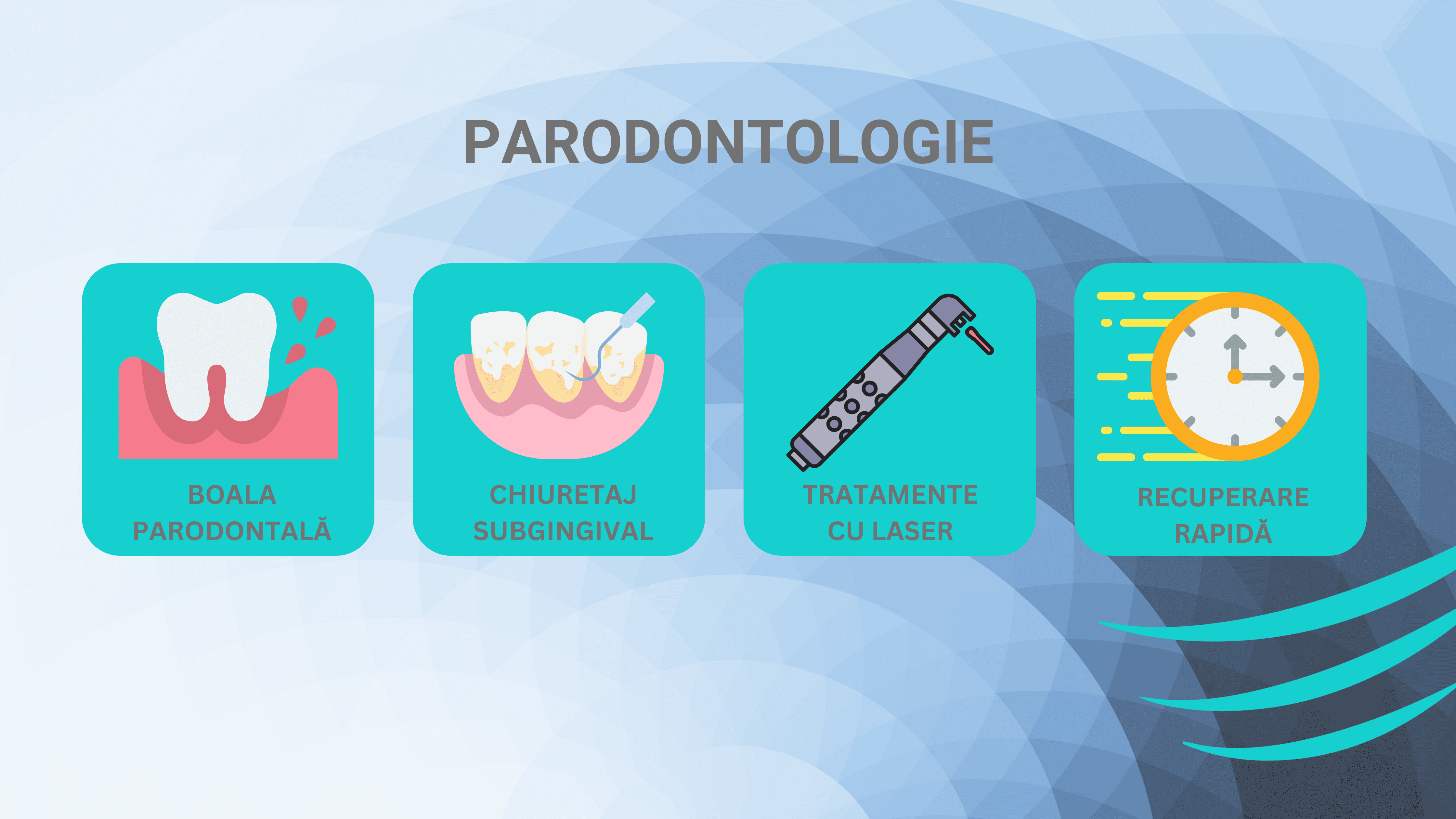 Parodontologie Tratamente cu Laser Banner
